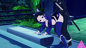 Wow, Shinobu hentai blowjob and cumshot gameplay is wild! Are you ready for this uncensored action?