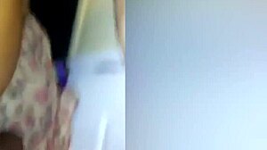 Hey, check out this homemade balloon play with a curvy latina in lingerie