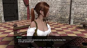 Redhead Fingering Her Small Tits In Knights Tale Roleplay Part 3