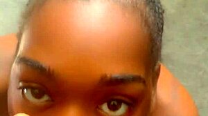 ebony teen says 'i love sucking big black cocks'