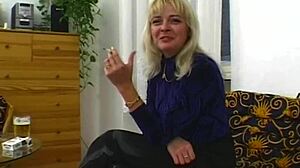 blonde mature bombshell suck and fucks my cock