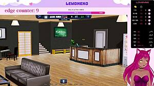 vtuber lewdneko continues harem hotel gameplay