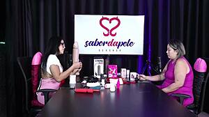 Luciana sabor da pele shows remote control vibrators and penile ring