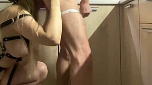 my girlfriend fucked the neighbor in the ass and licked him