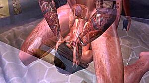 grant dynamo fucks elektra kiss doggystyle with big cock cumshot