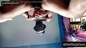 have you seen this hot nigerian guy flaunting his big dick and firm ass at home?