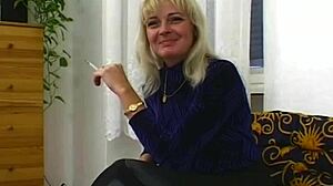 blonde mature bombshell suck and fucks my cock