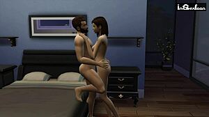 Father Tears Daughter's Pussy in Room