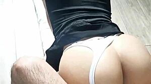 New Year Ass Fuck in Schoolgirl Outfit!