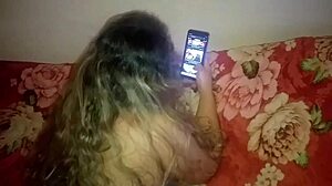 my stepsister gets horny watching my xvideos videos with her huge ass