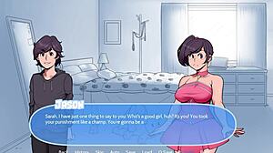 I play with my slutty puppy in the snow during a game