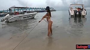 Intense Fucking With Curvy Thai Girlfriend And Friend