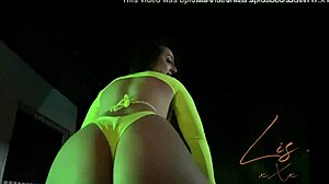 Latina amateur webcam girl dancing in panties, showing tits and ass