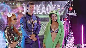 Sexy babe Armani Dream banged hard in space adventure