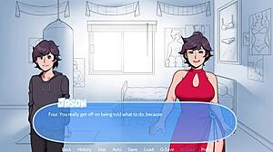 I play with my slutty puppy in the snow during a game