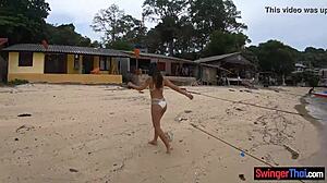 Intense Fucking With Curvy Thai Girlfriend And Friend