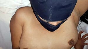 Black Brunette Gets Assfucked After Massage And Blowjob