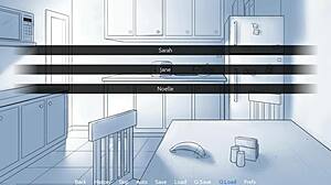 I play with my slutty puppy in the snow during a game