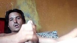 This solo boy is masturbating so hot in video 49.