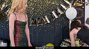 Teen Babes Jazmin And Liz Fucked By Stepdad