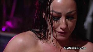 Bbc Titty Fuck In The Pool At Night