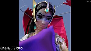 Symmetra Overcomes Loneliness With Deepthroat, Anal, And Cock In Overwatch