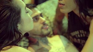 Wow, Lucky Man Fucks Girlfriend While Kissing Married Friend!