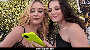 Teen Babes Jazmin And Liz Fucked By Stepdad