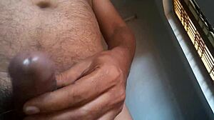 Guy Displays His Hard Cock for Fucking