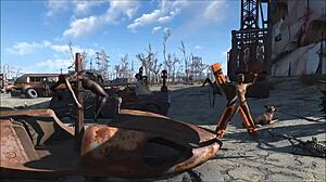 i feel the thrill of fallout 4 extreme bdsm fashion with teen brunette in cute anime hentai