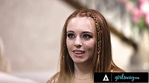 girlsway - angry kenna james dominates madi collins in desperation