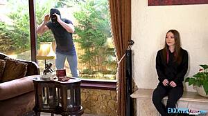 Brunette Kate Quinn Fucked Hard by Maximo Garcia's Big Dick