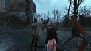 i feel the thrill of fallout 4 extreme bdsm fashion with teen brunette in cute anime hentai