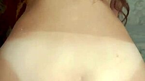 Hot Brunette Rides Cock and Gets Anal Creampie!