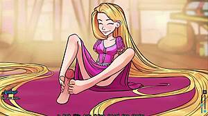 Once a Porn a Time: Ruta Angel's Rapunzel Memories with Small Tits in Anime Hentai Game