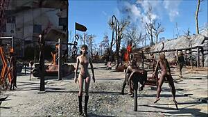 i feel the thrill of fallout 4 extreme bdsm fashion with teen brunette in cute anime hentai