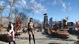 i feel the thrill of fallout 4 extreme bdsm fashion with teen brunette in cute anime hentai