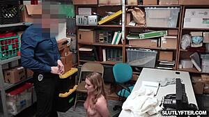 Daisy Stone Caught Shoplifting Then Fucked Hard