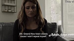 Teen babysitter gets roughly dominated by Charles Dera