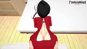 Yor Forger Sucks and Fucks POV in Uncensored Hentai