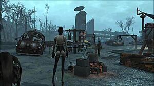 i feel the thrill of fallout 4 extreme bdsm fashion with teen brunette in cute anime hentai