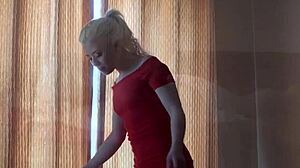 Old grandpa fucks petite teen with spitting cum massage