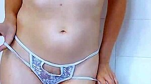 Wet Teen with Sexy Big Ass and Perfect Tits Shines!