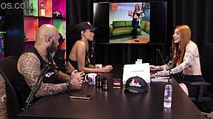 Ruiva Braba Enters Suicidegirl And Miss Tattoo Week In Sheer Red