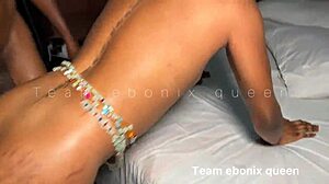 Petite Hood Rat Rides Monster Cock Hard in Doggystyle and Missionary.