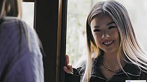 Does busty lesbian choose between eliza ibarra, gabbie carter, and lulu chu?