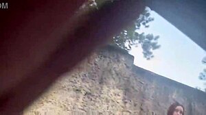 I ask for directions from a hot girl at the bus stop.