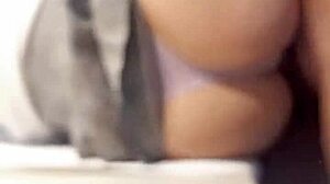 Young asian student lifted skirt for doggystyle creampie