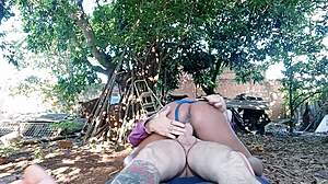 i eat the small one in the woods