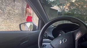 I ask for directions from a hot girl at the bus stop.